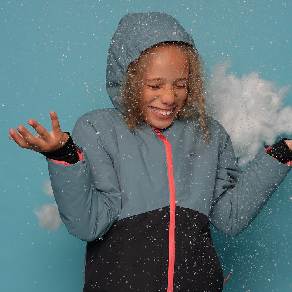 Pika Junior Ibex Insulated Ski Jacket (Brittany Blue/Black)