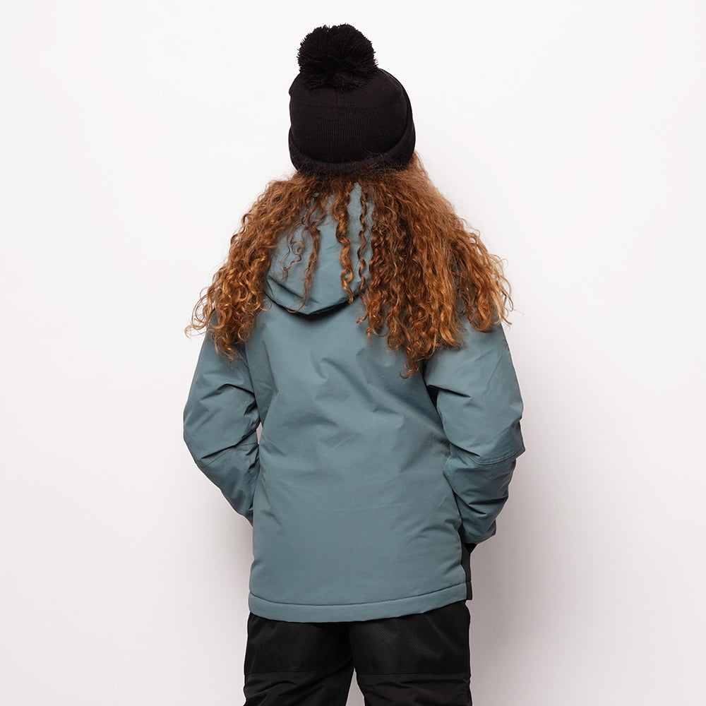 Pika Junior Ibex Insulated Ski Jacket (Brittany Blue/Black)