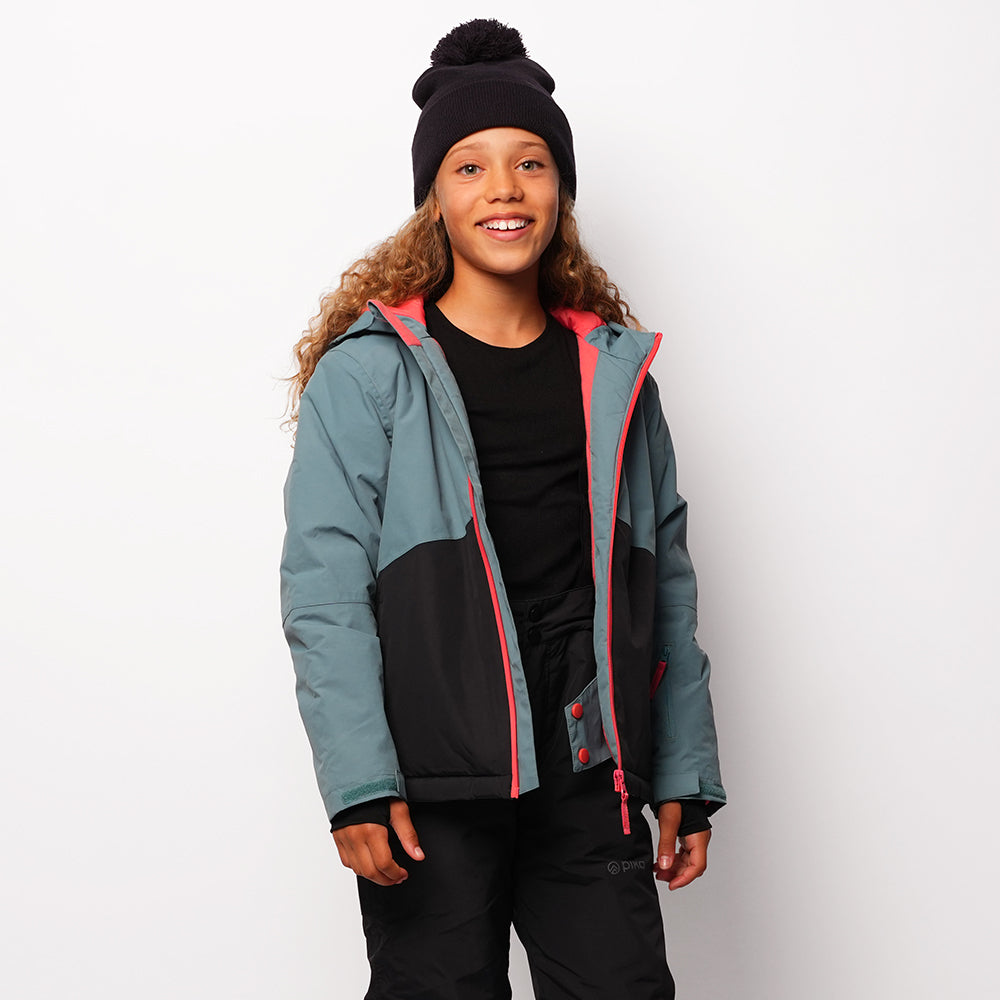 Pika Junior Ibex Insulated Ski Jacket (Brittany Blue/Black)