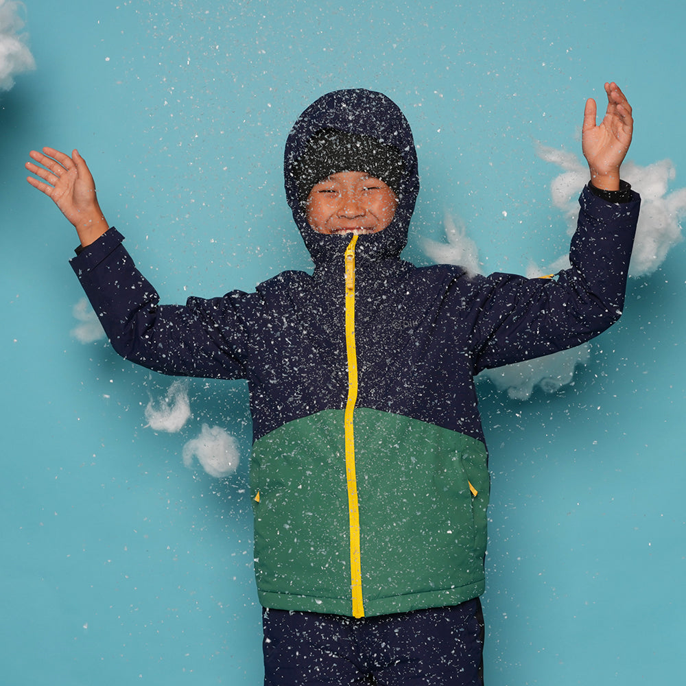 Pika Junior Ibex Insulated Ski Jacket (Navy/Amazon)