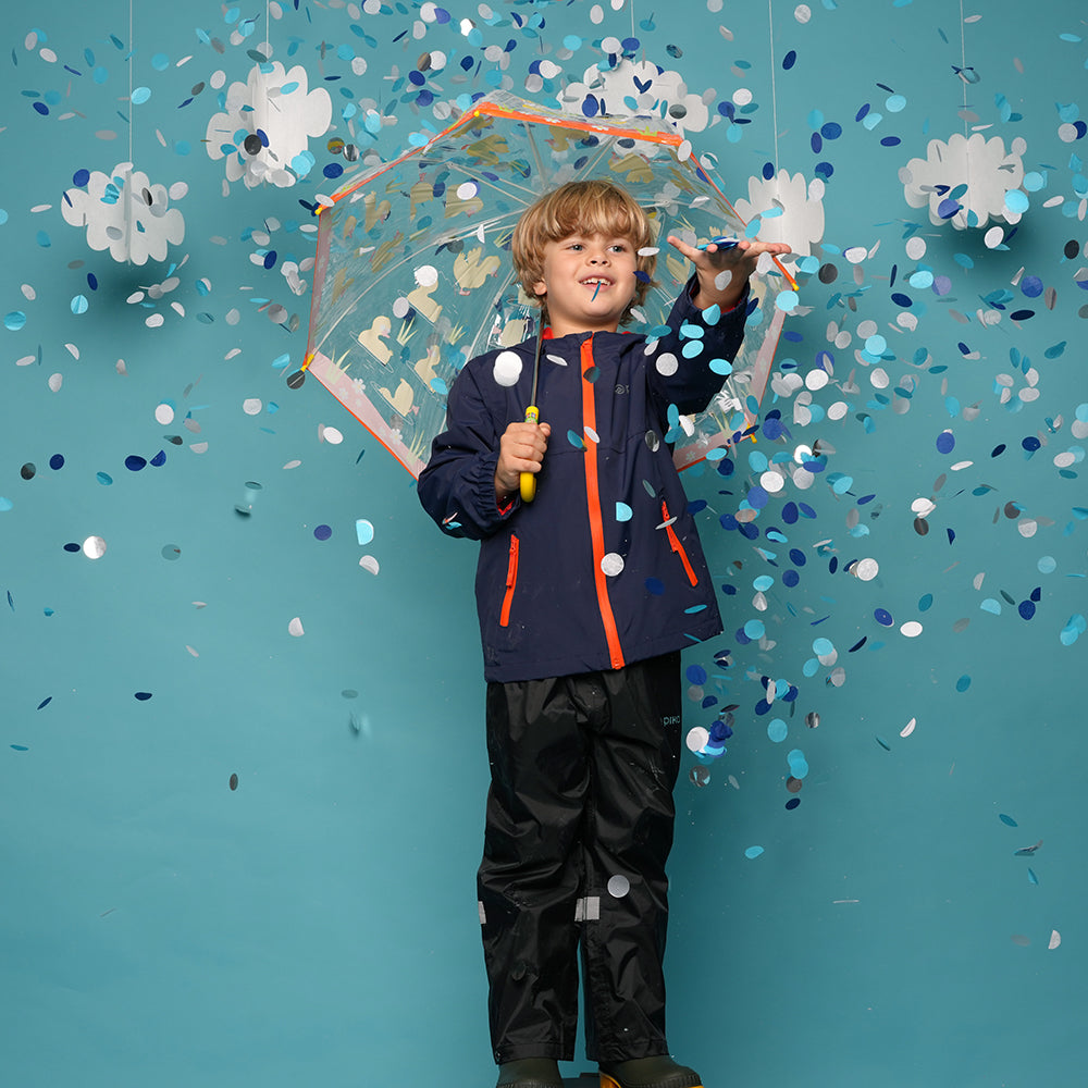 Pika Kids Owl 3in1 Waterproof Jacket (Navy/Orange)