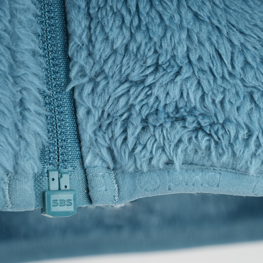 Mens Kasbek High Pile Full Zip Fleece (Brittany Blue)