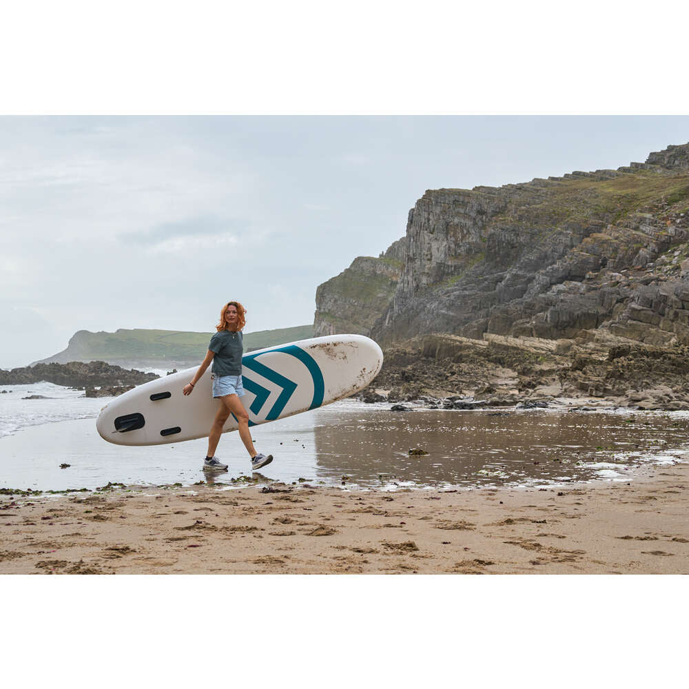10' Inflatable SUP Paddleboard (White)
