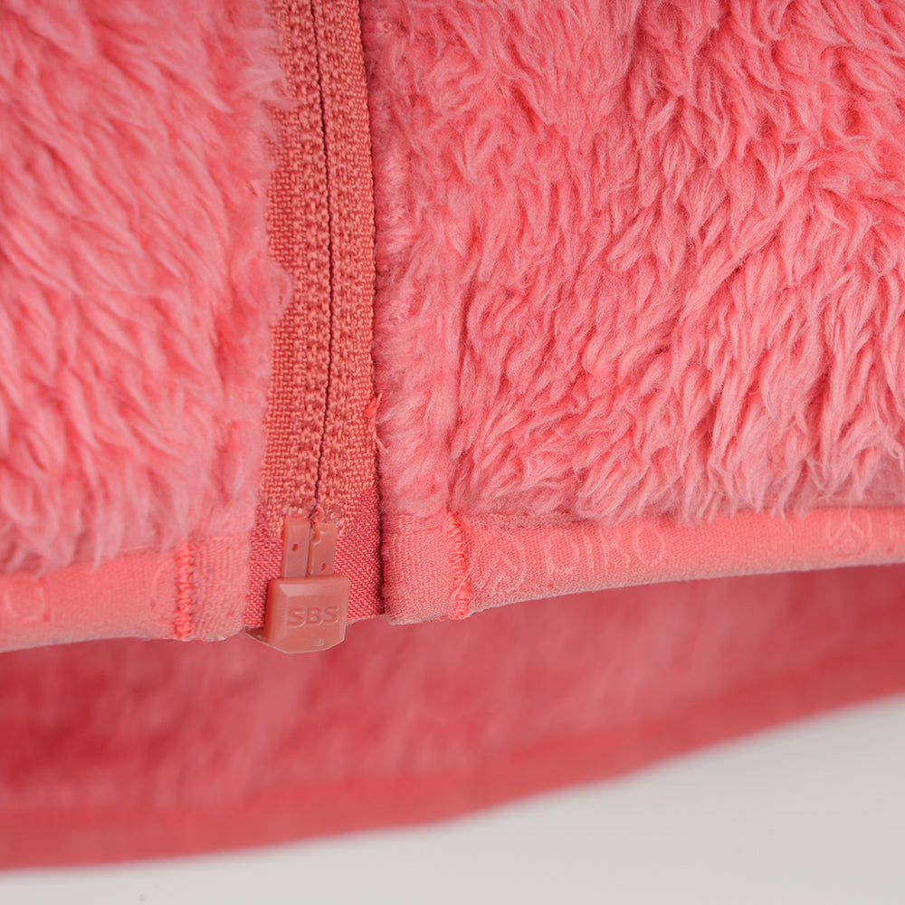 Womens Kasbek High Pile Full Zip Fleece (Spiced Coral)