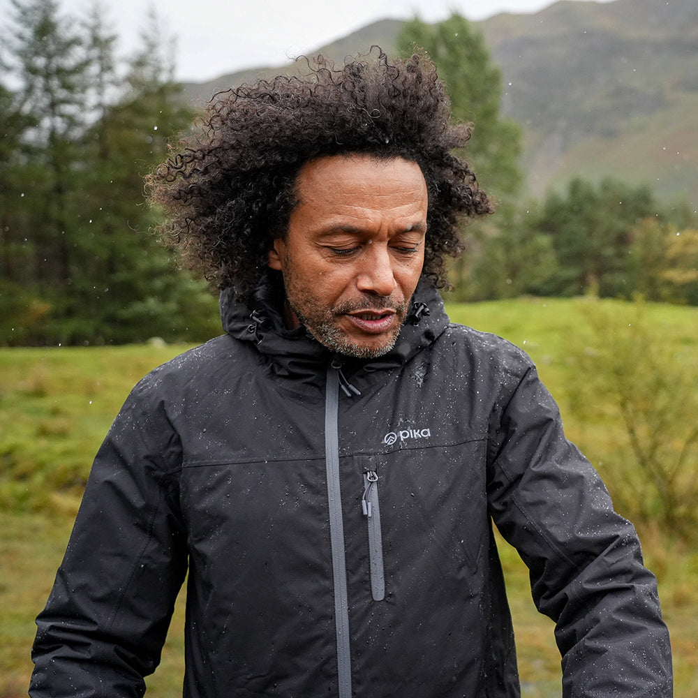 Pika - Mens Snowdon Waterproof Jacket (Black)