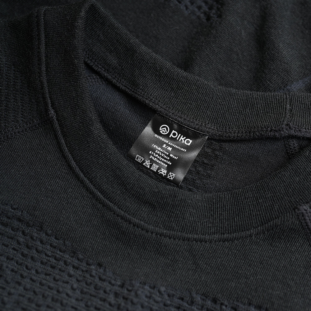 Pika - Mens Whernside Base Layer Set (Black)