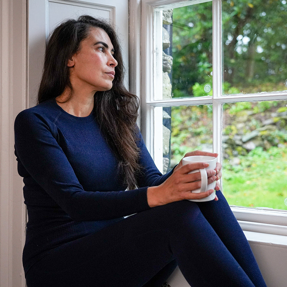 Pika - Womens Whernside Base Layer Set (Navy)