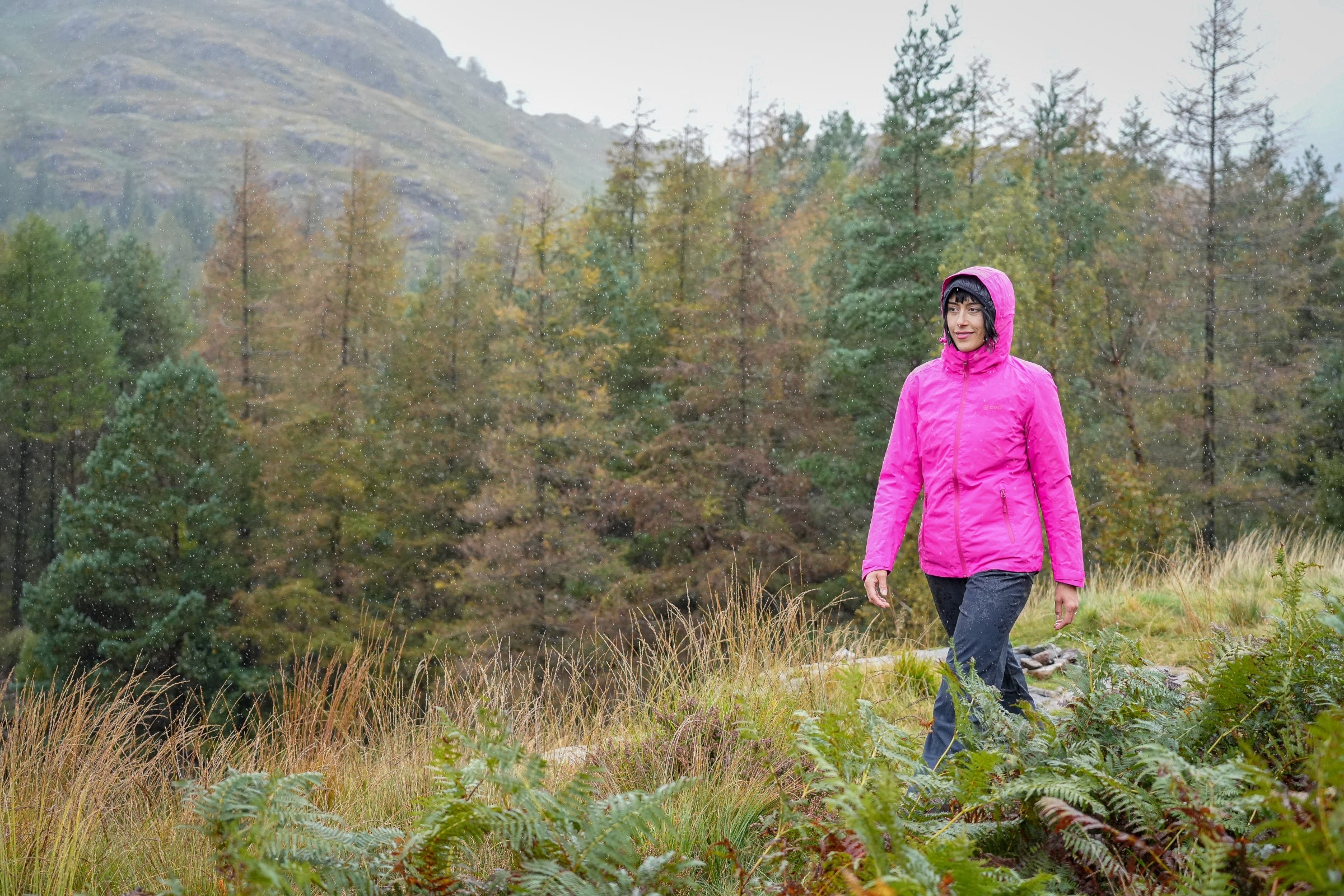 Women Waterproof Hiking Suit Outdoor Thin Fleece Trekking