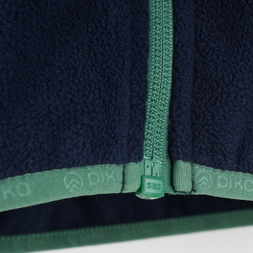Junior Chinchilla Full Zip Fleece (Navy/Amazon)