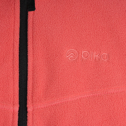 Junior Chinchilla Full Zip Fleece (Spiced Coral/Black)