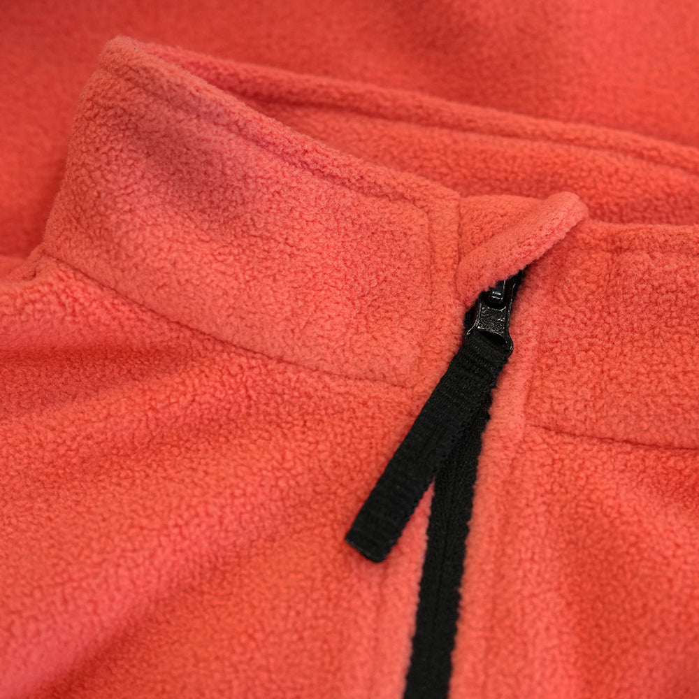 Pika Junior Fox Fleece 1/2 Zip Pullover (Spiced Coral/Black)