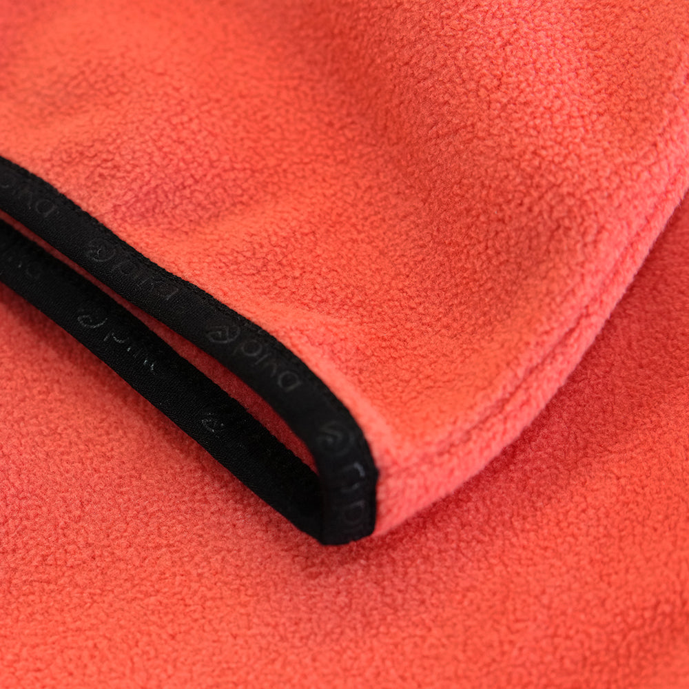 Pika Junior Fox Fleece 1/2 Zip Pullover (Spiced Coral/Black)