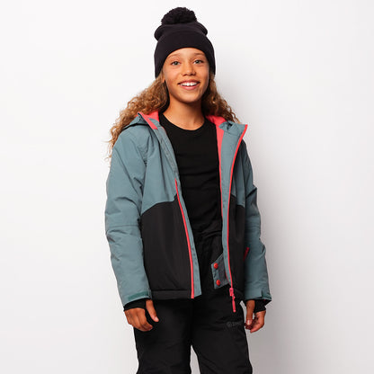 Pika Junior Ibex Insulated Ski Jacket (Brittany Blue/Black)