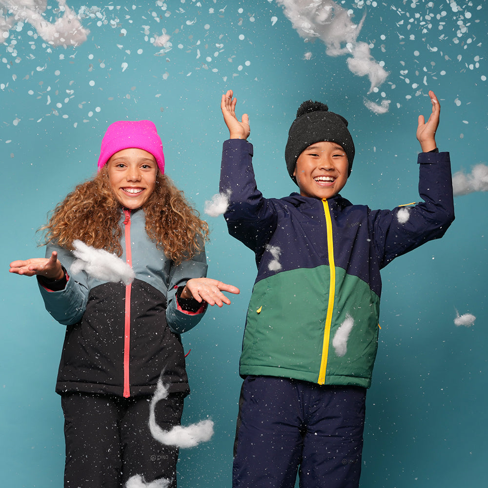 Pika Junior Ibex Insulated Ski Jacket (Navy/Amazon)