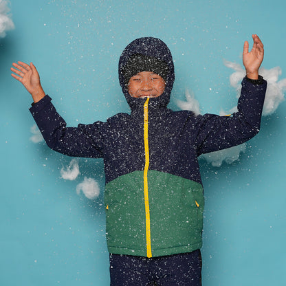 Pika Junior Ibex Insulated Ski Jacket (Navy/Amazon)