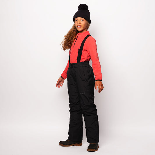 Pika Junior Ibex Insulated Ski Trousers (Black) #full