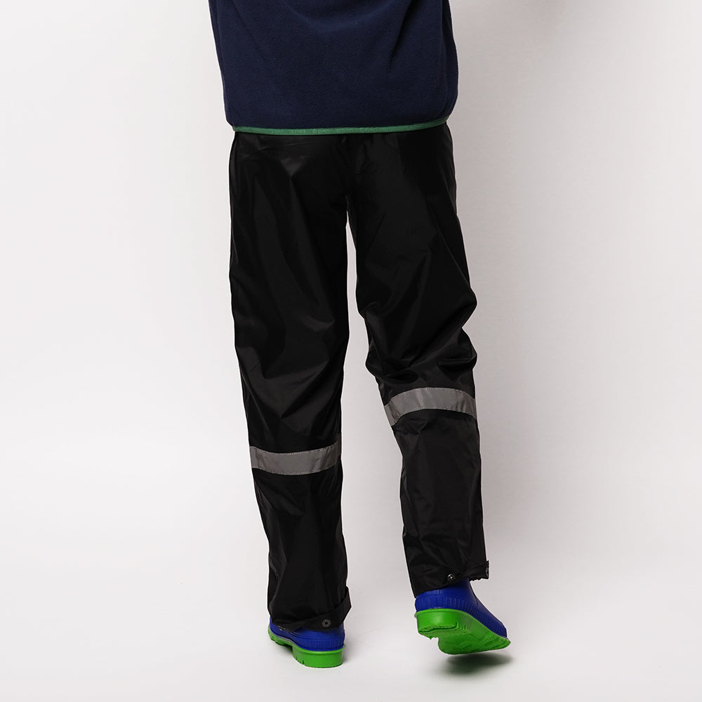 Pika Junior Newt Waterproof Over Trousers (Black/Brittany Blue)