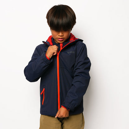 Pika Junior Owl 3in1 Waterproof Jacket (Navy/Orange)