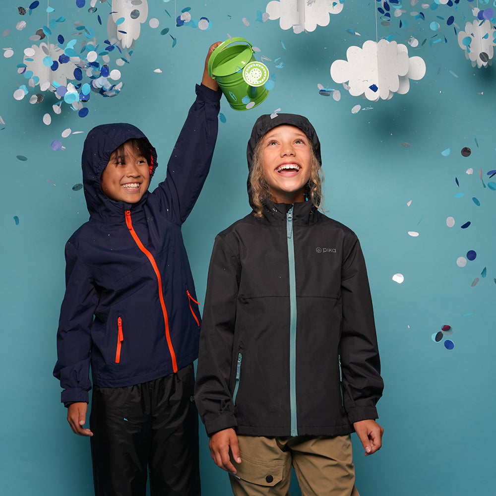Pika Junior Owl 3in1 Waterproof Jacket (Navy/Orange)