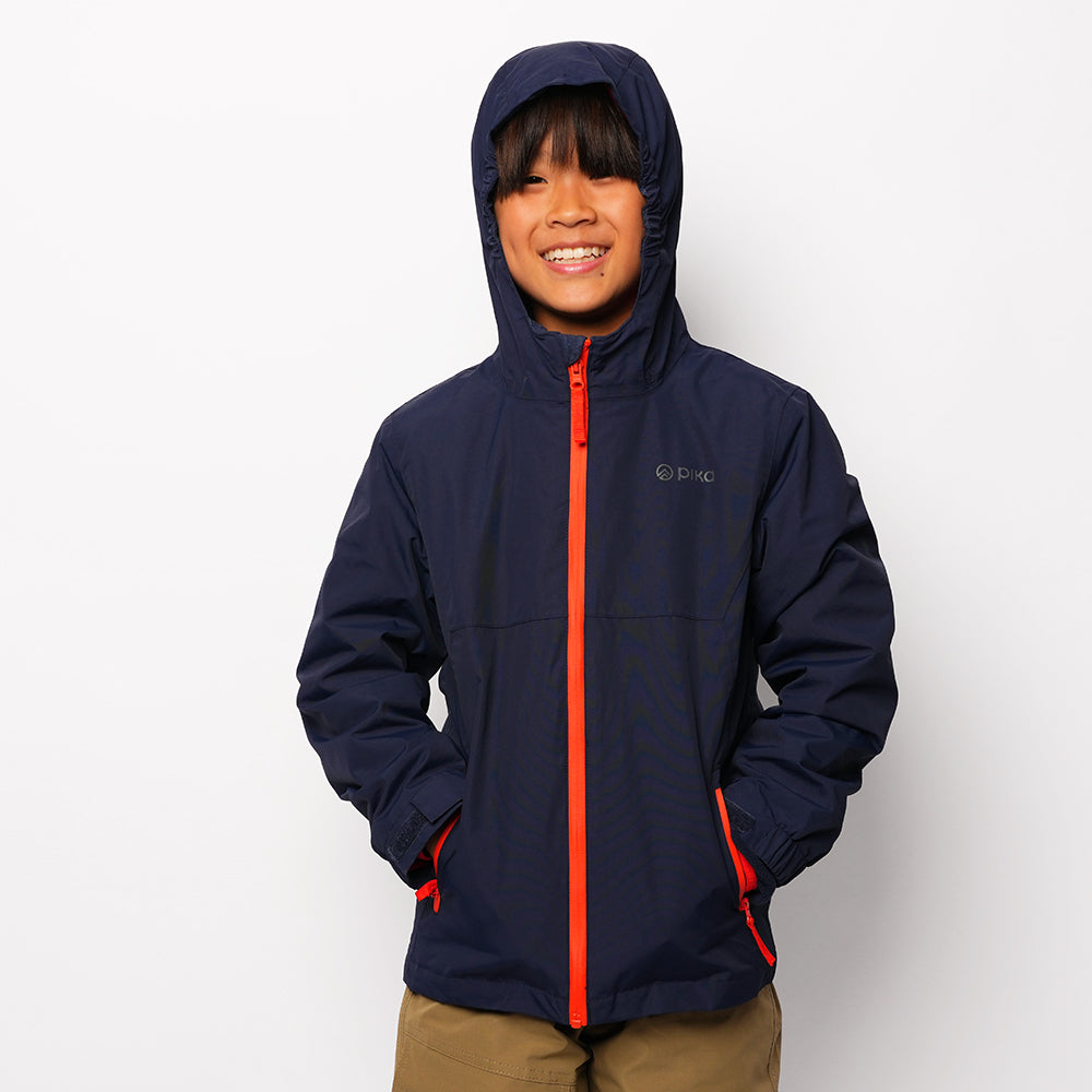 Pika Junior Owl 3in1 Waterproof Jacket (Navy/Orange)