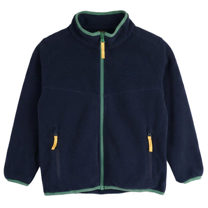 Kids Chinchilla Full Zip Fleece (Navy/Amazon)