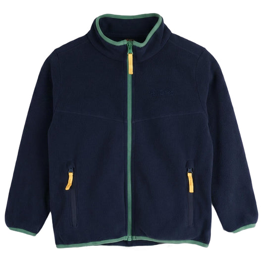 Kids Chinchilla Full Zip Fleece (Navy/Amazon)