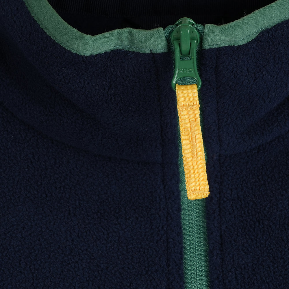 Kids Chinchilla Full Zip Fleece (Navy/Amazon)