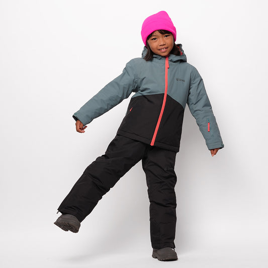 Pika Kids Ibex Insulated Ski Jacket (Brittany Blue/Black) #full