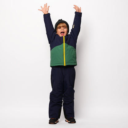 Pika Kids Ibex Insulated Ski Jacket (Navy/Amazon)