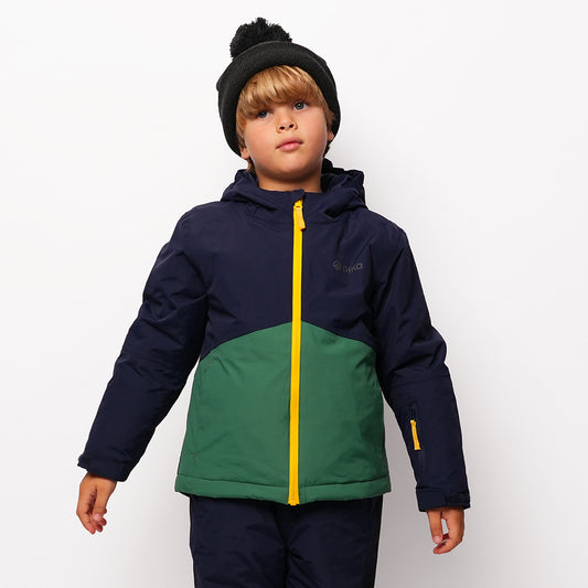 Pika Kids Ibex Insulated Ski Jacket (Navy/Amazon) #full