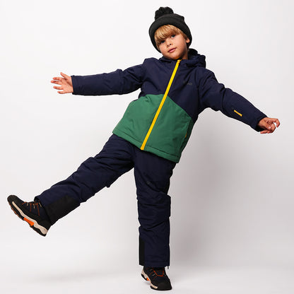 Pika Kids Ibex Insulated Ski Jacket (Navy/Amazon)