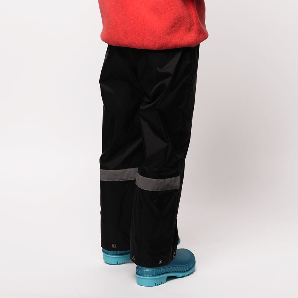 Pika Kids Newt Waterproof Over Trousers (Black/Brittany Blue)