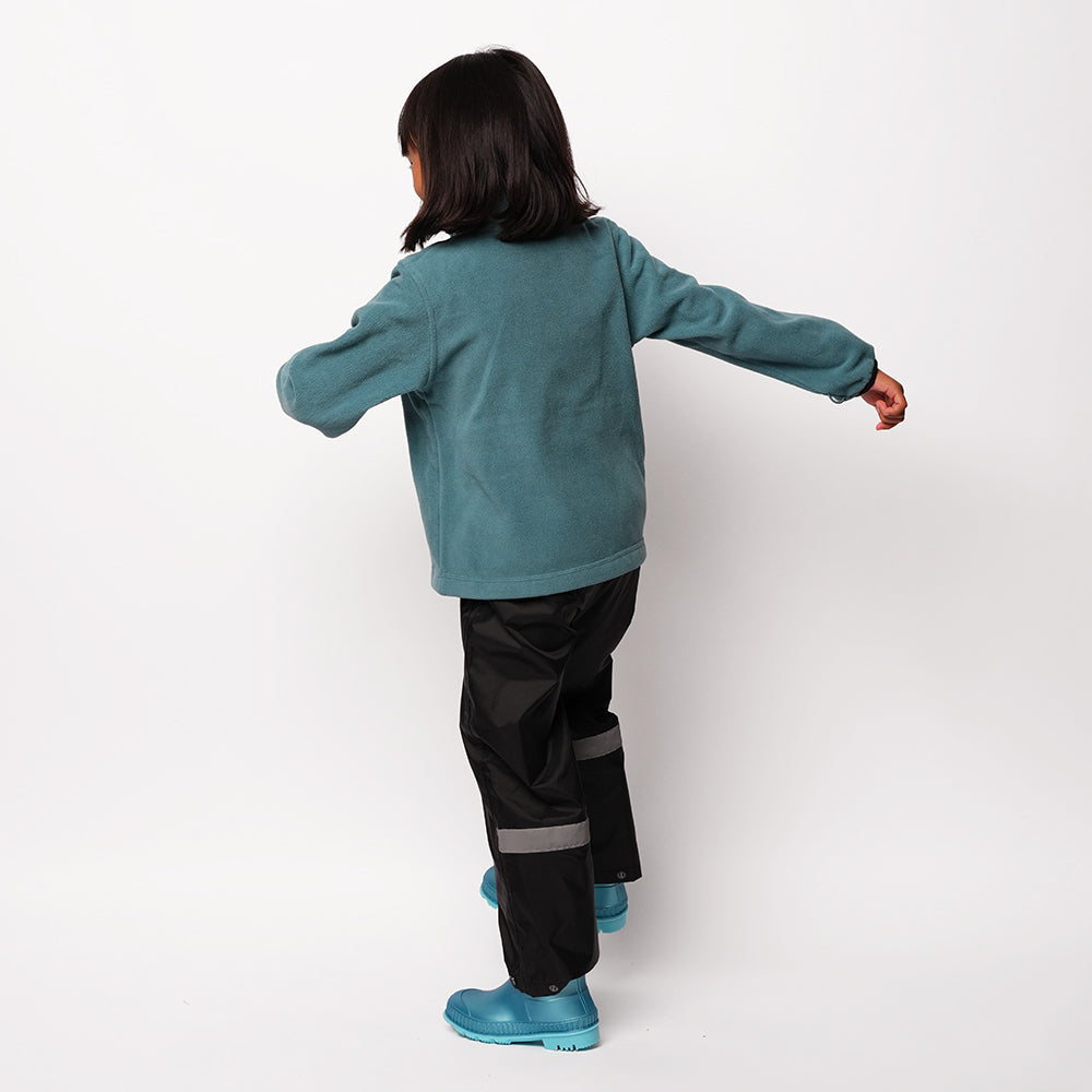 Pika Kids Owl 3in1 Waterproof Jacket (Black/Brittany Blue)