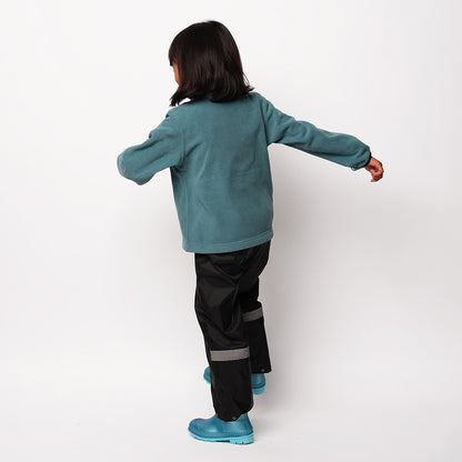 Pika Kids Owl 3in1 Waterproof Jacket (Black/Brittany Blue)