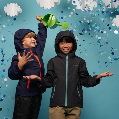 Pika Kids Owl 3in1 Waterproof Jacket (Navy/Orange)