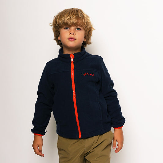 Pika Kids Owl 3in1 Waterproof Jacket (Navy/Orange) #full