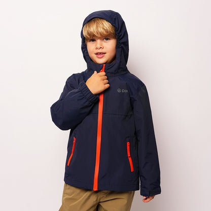 Pika Kids Owl 3in1 Waterproof Jacket (Navy/Orange)