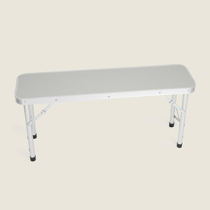 Klibreck Folding Camping Table with Benches (Grey)