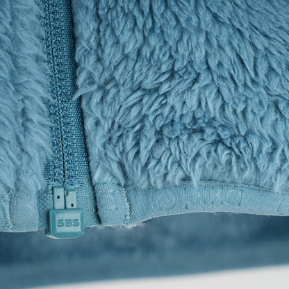 Mens Kasbek High Pile Full Zip Fleece (Brittany Blue)