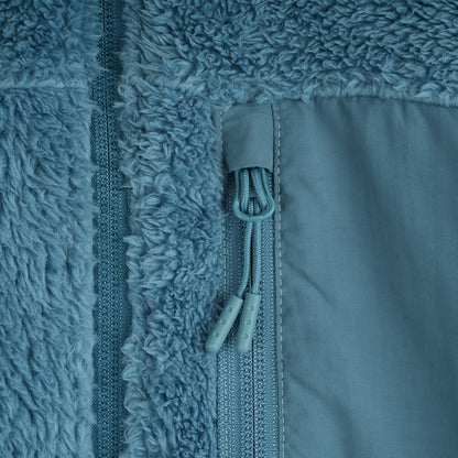 Mens Kasbek High Pile Full Zip Fleece (Brittany Blue)