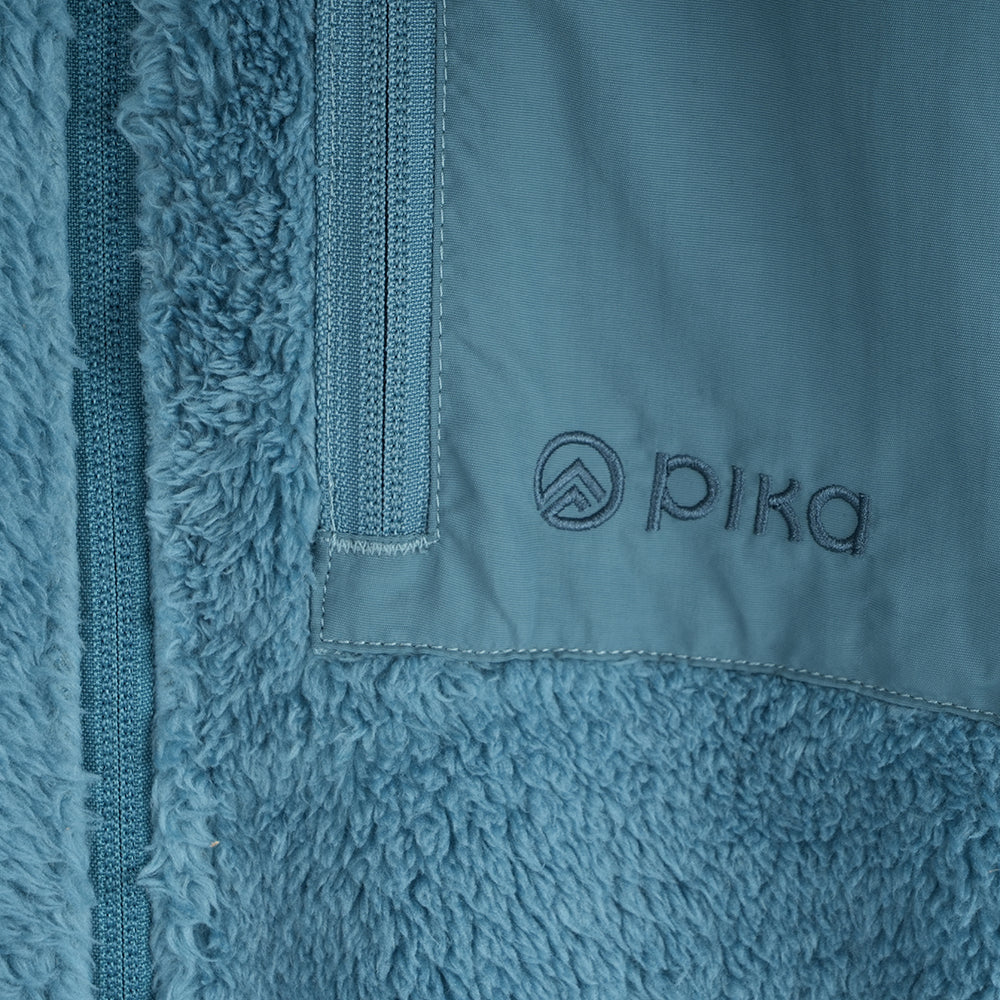 Mens Kasbek High Pile Full Zip Fleece (Brittany Blue)