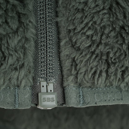 Mens Kasbek High Pile Full Zip Fleece (Thyme)