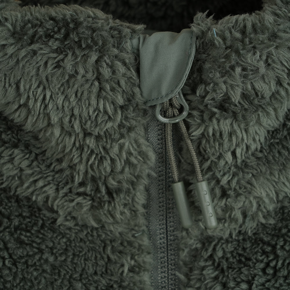 Mens Kasbek High Pile Full Zip Fleece (Thyme)