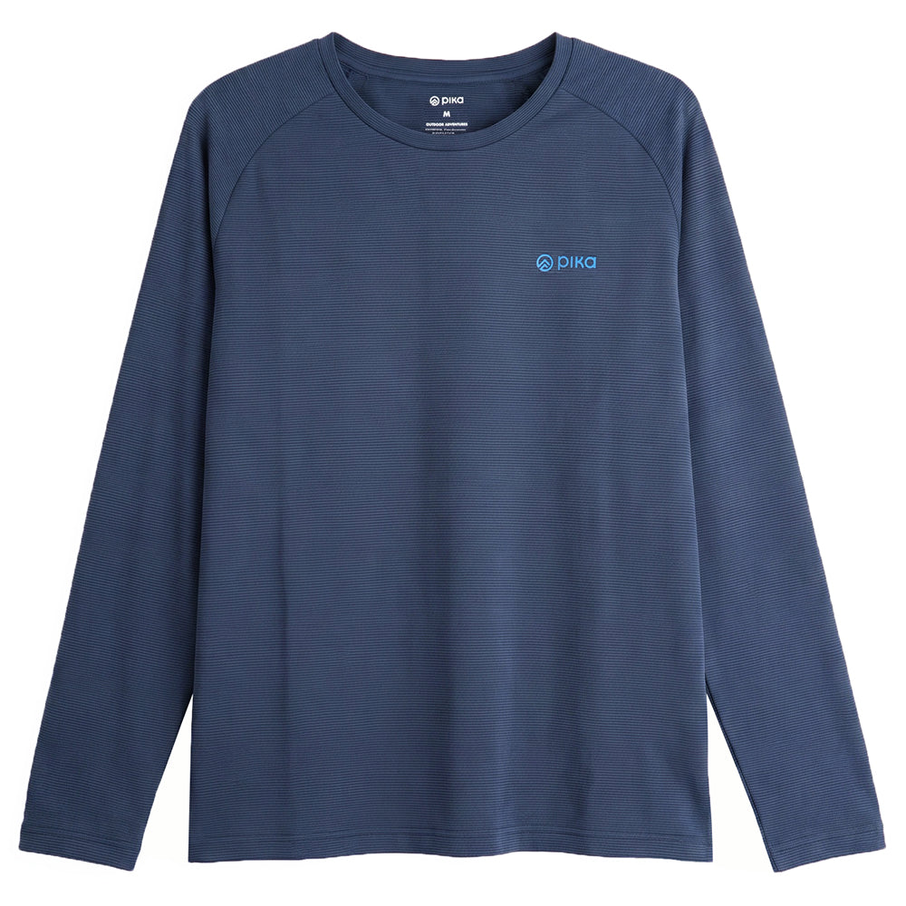 Mens Monte Rosa LS Tee (Blue)