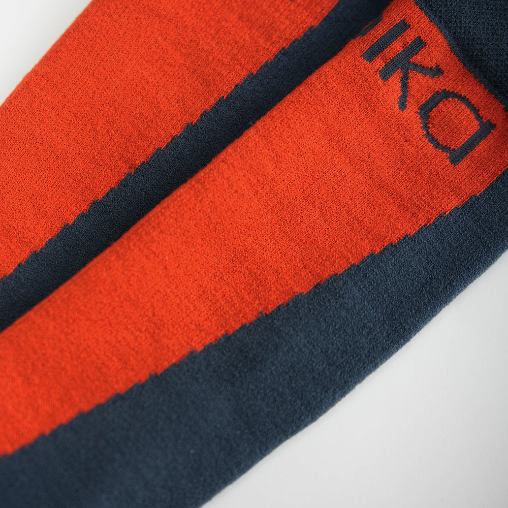 Pika Nevis Synthetic Ski Socks 2-Pack (Navy/Orange)