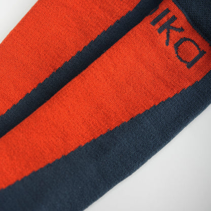 Pika Nevis Synthetic Ski Socks 2-Pack (Navy/Orange)