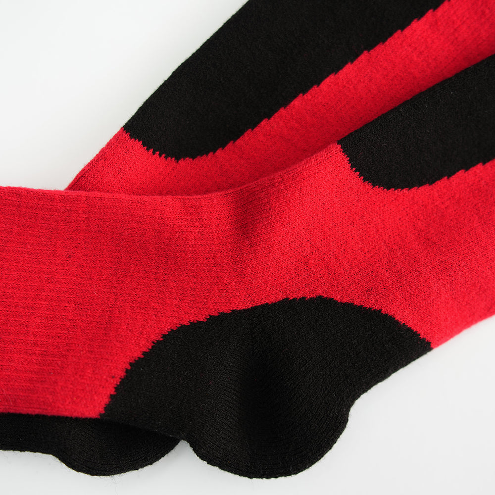 Pika Nevis Synthetic Ski Socks 2-Pack (Red/Black)