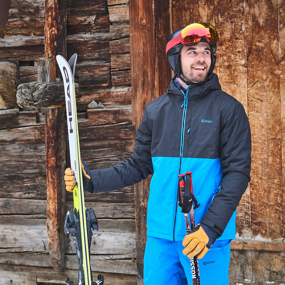 Mens Matterhorn Ski Jacket (Black/Blue)