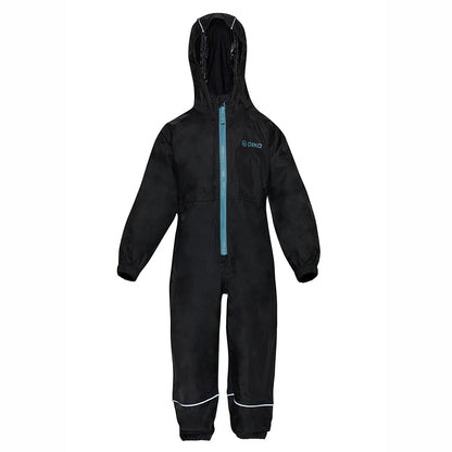 Pika Babies Newt All in One Ski Suit (Black/Brittany Blue)