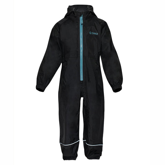 Pika Babies Newt All in One Ski Suit (Black/Brittany Blue)